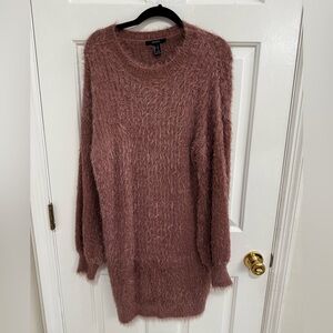 Forever 21 Mauve Fuzzy Sweater